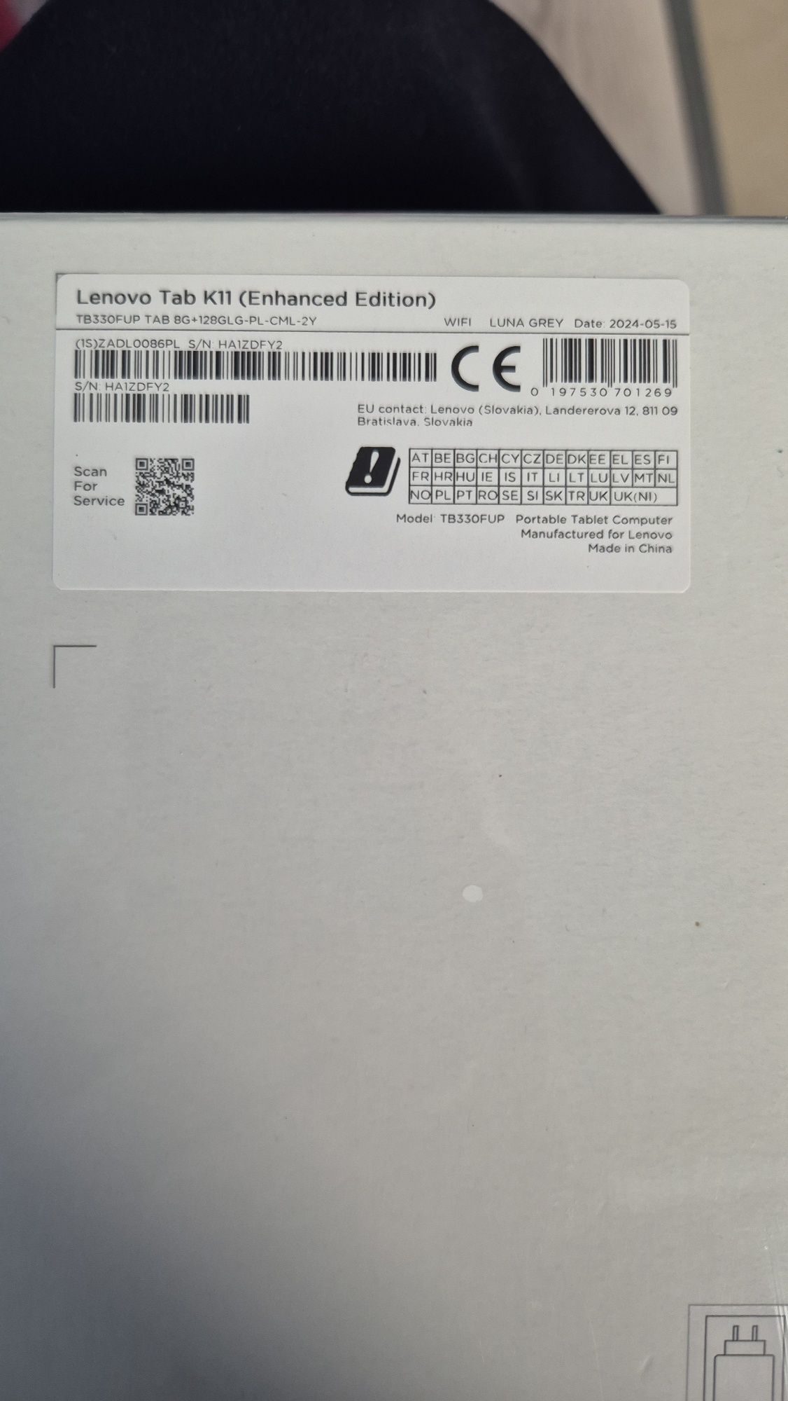Tablet nowy Lenovo k11