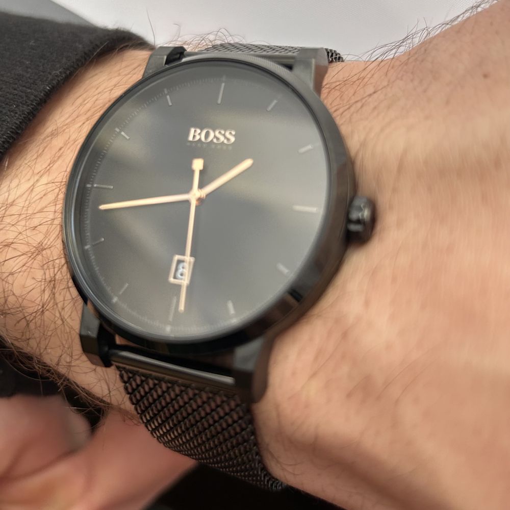 Zegarek Hugo Boss nowy czarny męski oryginaln