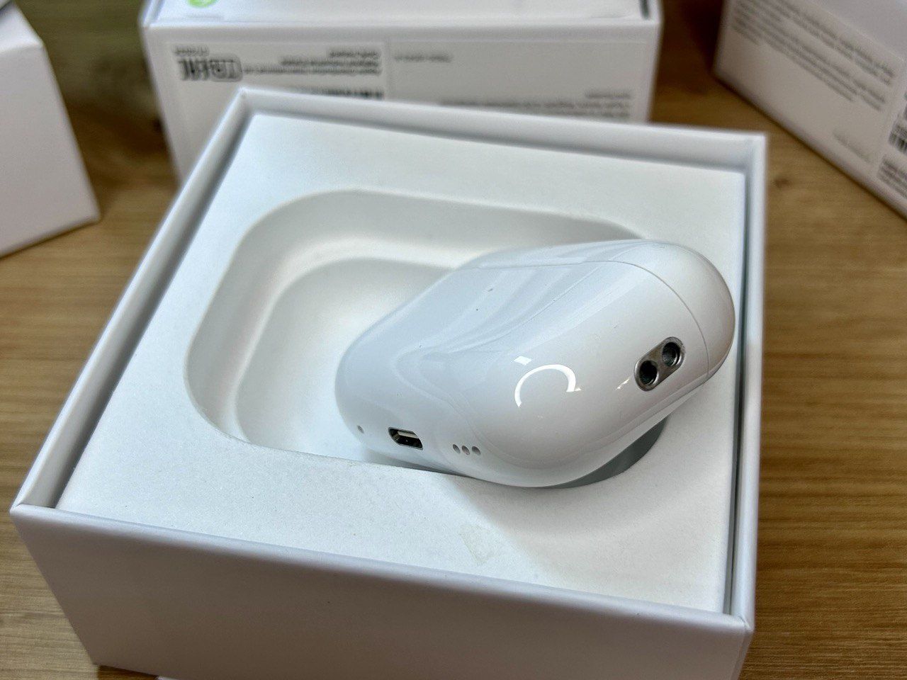 Airpods Pro 2 gen lux 2024 (type-c) 100% -шумка,прозорість,гіроскоп