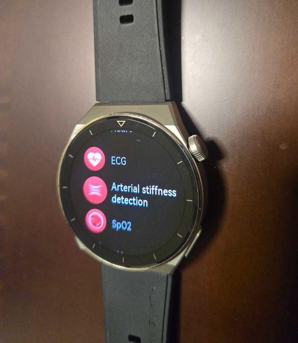 Huawey GT3 Pro (com ECG, arterial stiffness, e SPO2)