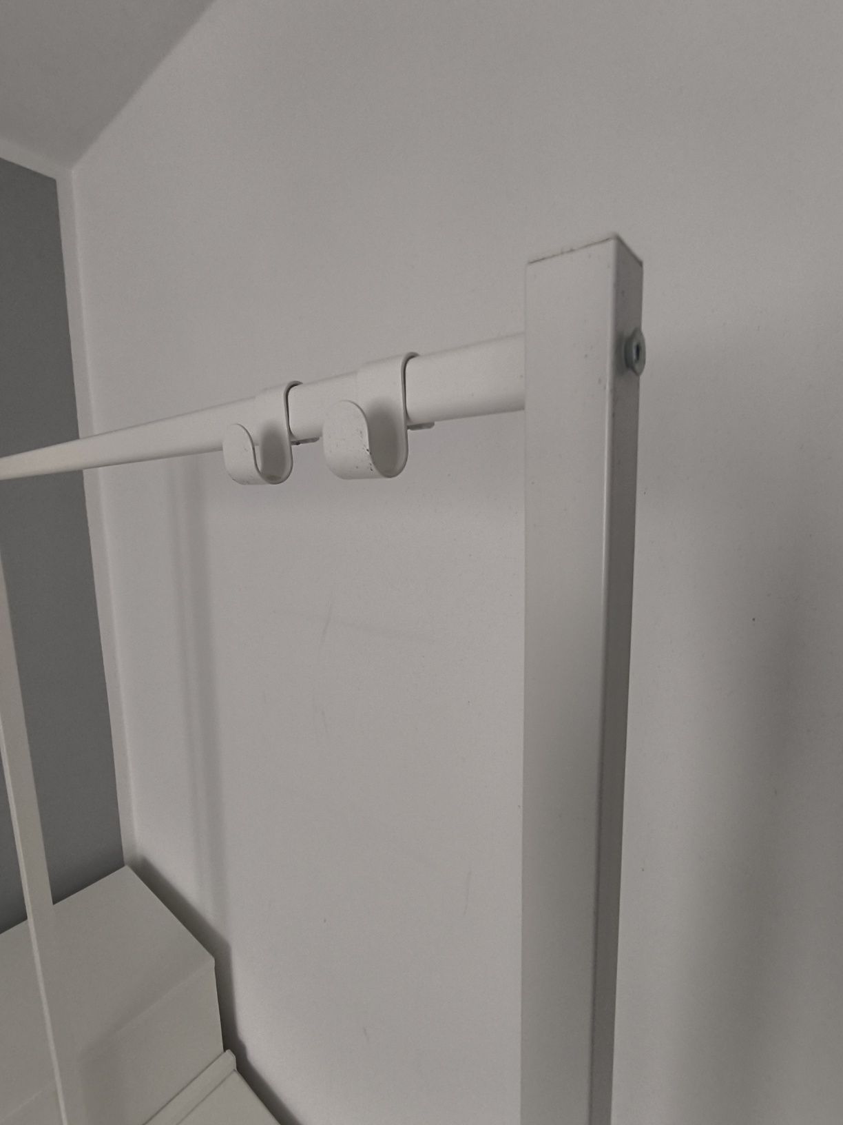 Szafka komoda biała z wieszakiem Ikea 160 cm