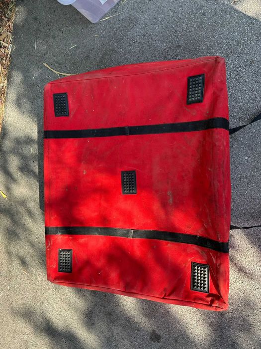 Duża torba do dostaw 70x60x32 cm – zamykana na rzepy