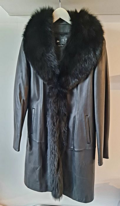 Płaszcz skórzany, r. S