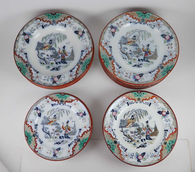 Pratos Petrus Regout Maestricht - Séc. XIX, CADA