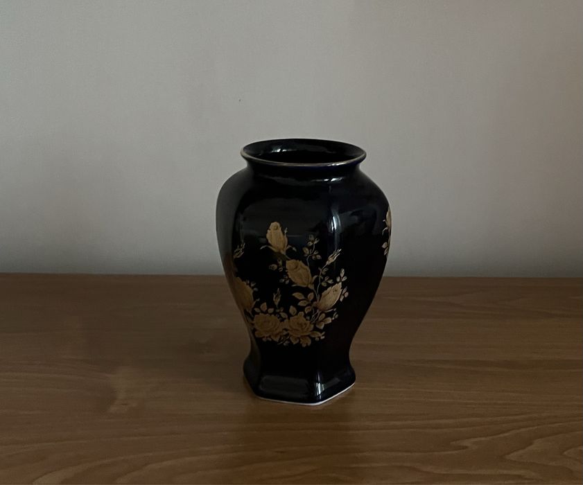 Wazon kobaltowy - porcelana. Bareuther