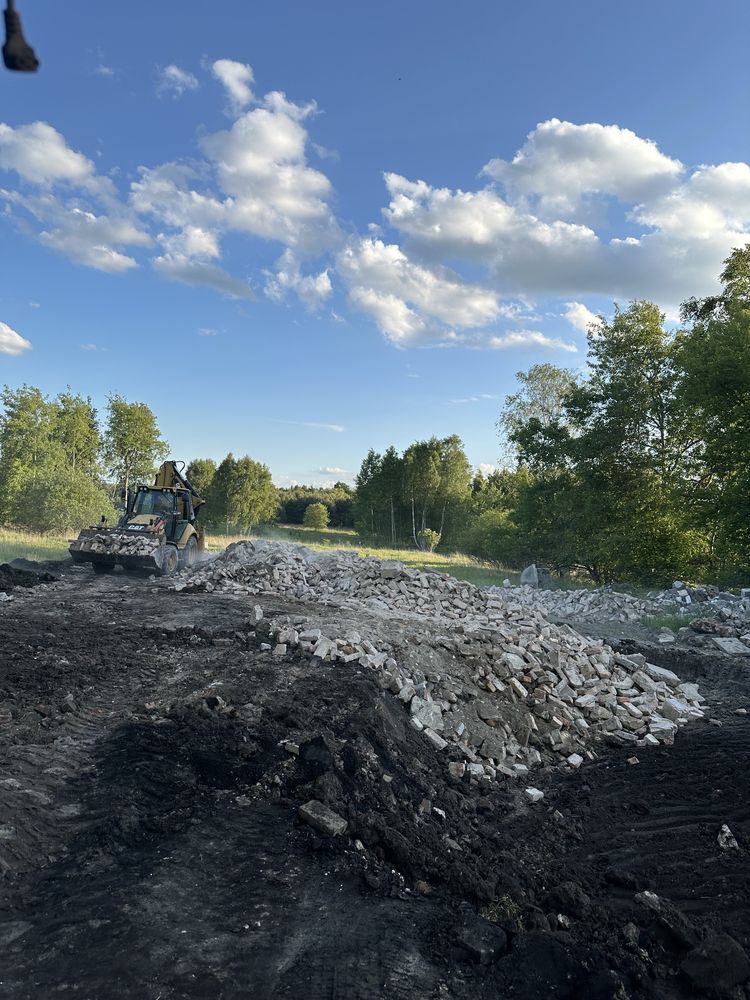 Przyjmę gruz ziemie piasek kamień udostępnię wysyp