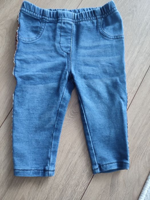 Spodnie niemowlęce panterka