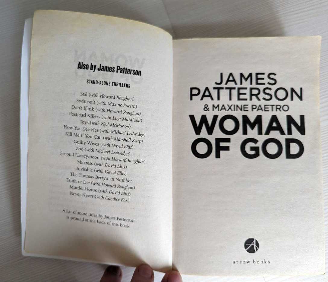 Детектив-трилер Woman of God (James Patterson) англ.мов