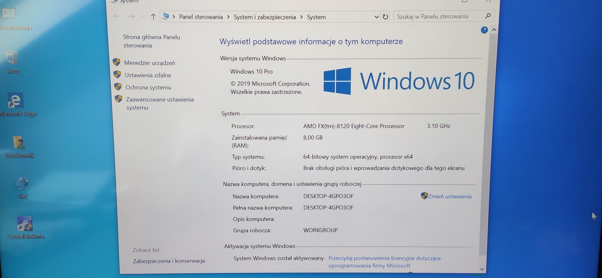 Komputer PC AMD FX 8120 Radeon R9 Warszawa