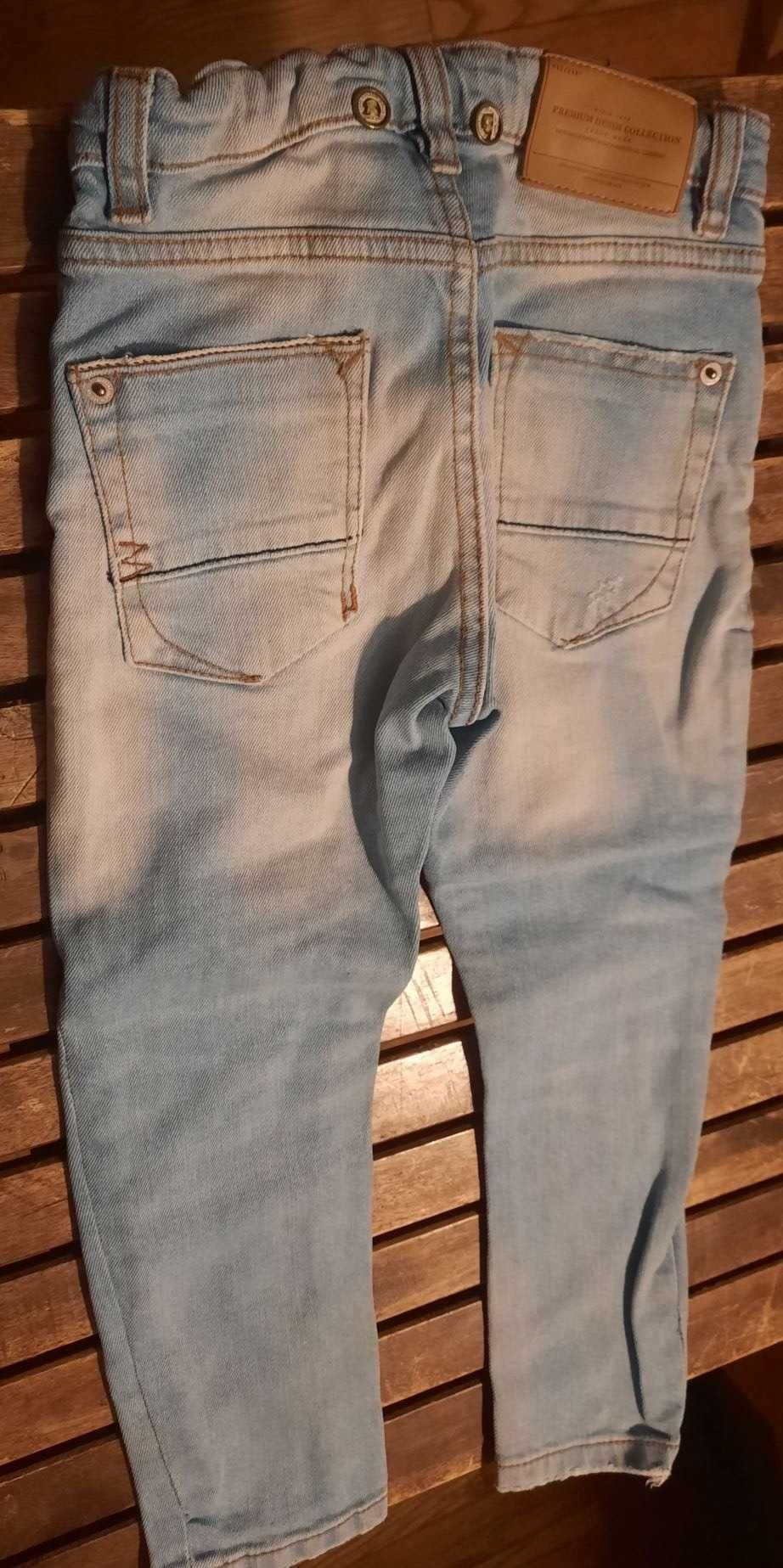 spodnie dżinsowe chłopięce Zara 110cm