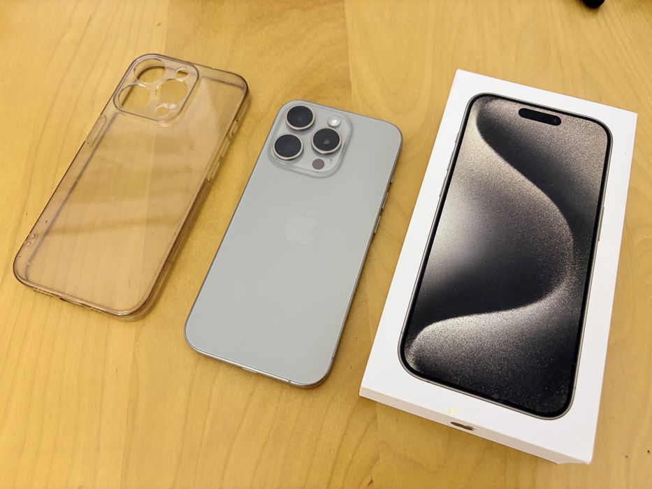 iPhone 15 Pro 256GB Titanium Natural - Fatura e garantia