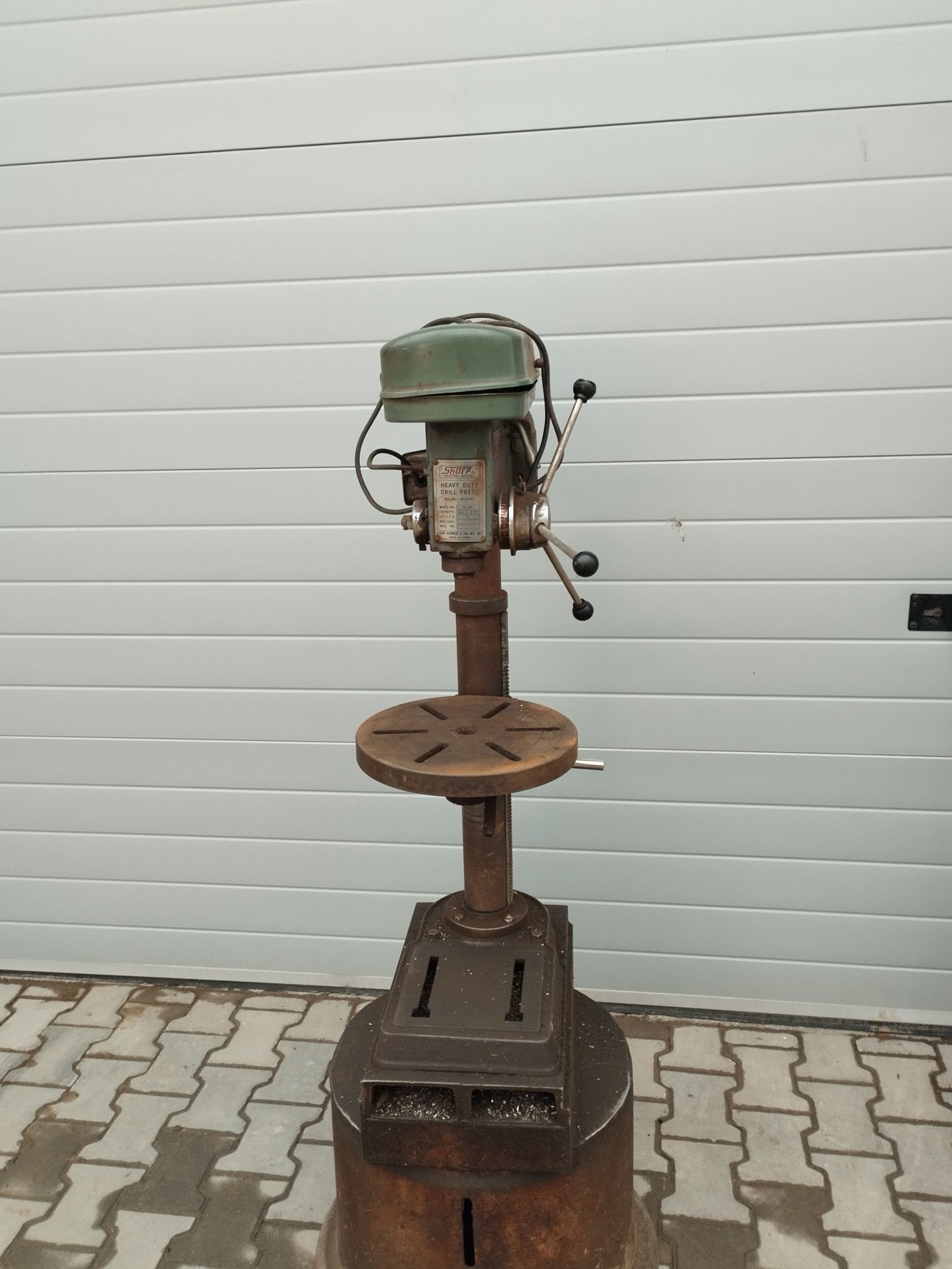 Wiertarka slupowa stołowa stożek mk2
