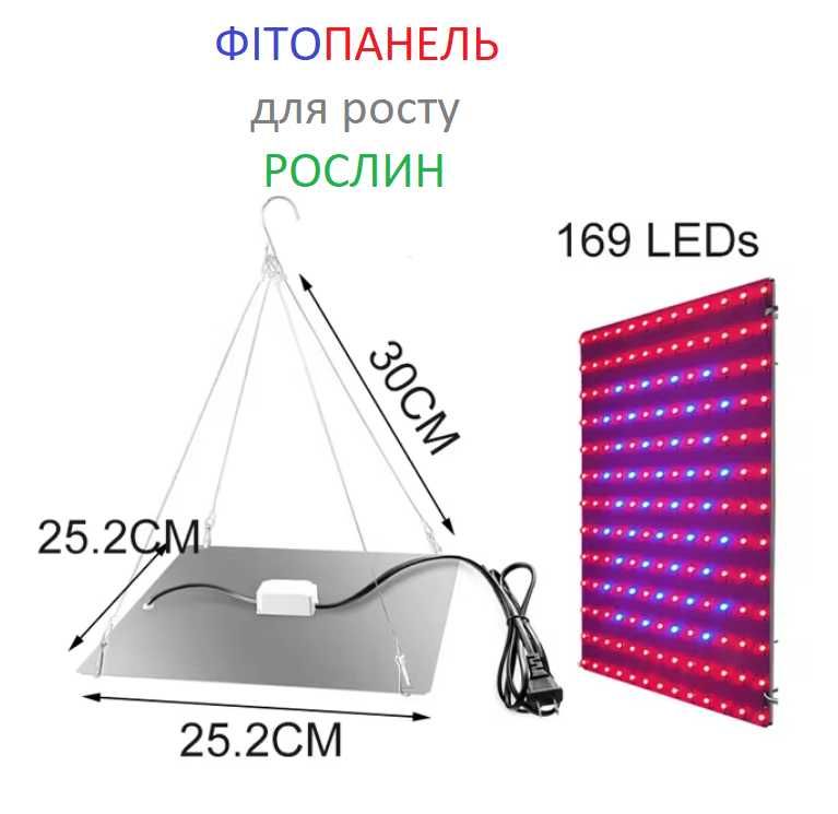 Фитолампа Фітолампа фитопанель LED для растений для рослин