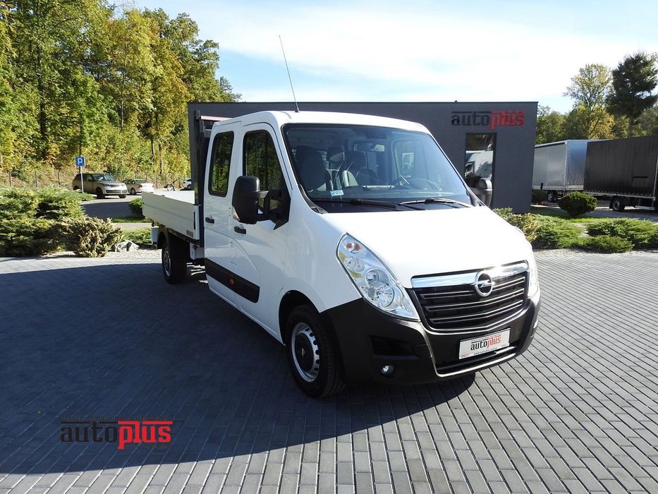 Opel MOVANO SKRZYNIA PODWÓJNA KABINA DOKA 7 MIEJSC TEMPOMAT KLIMATYZACJA  130KM  stan bardzo dobry, nie wymaga nakładów finansowcyh dostępny od ręki
