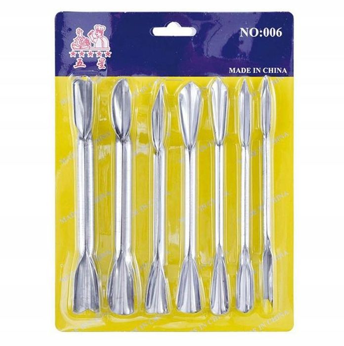 Zestaw dłutek wykrawacze do owoców warzyw 7szt 14 ostrzy carving #47