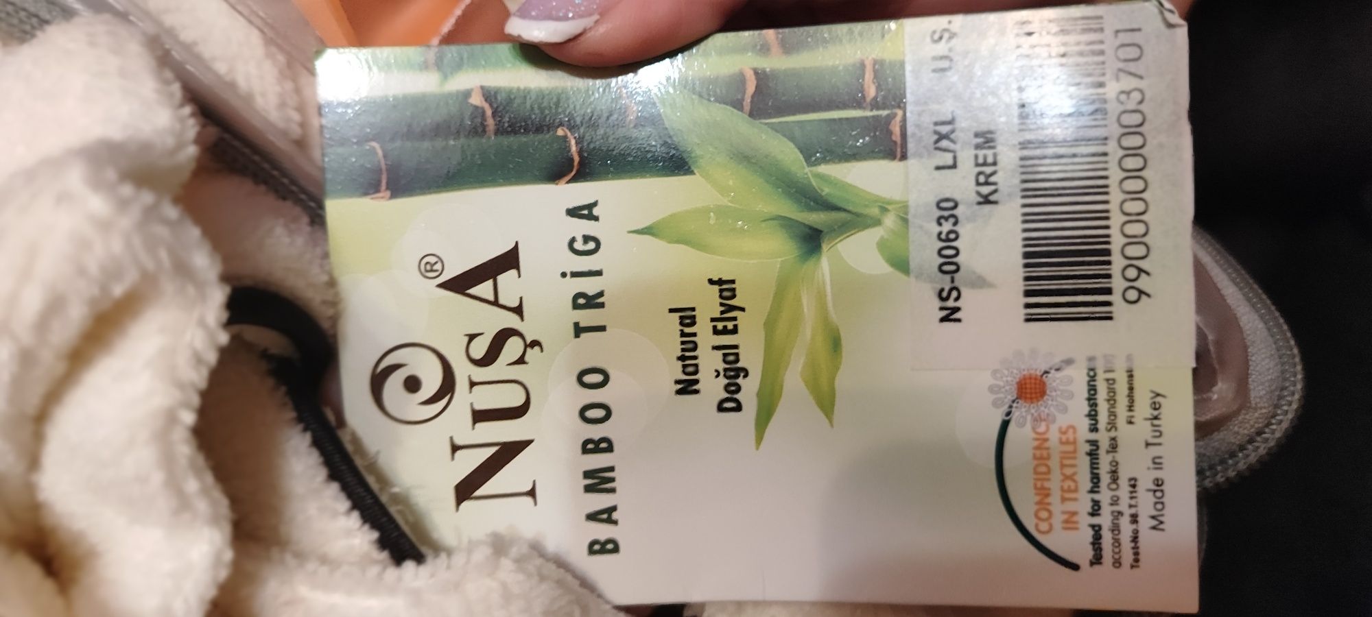 Nusa bamboo  халат натуральный L/Xl
