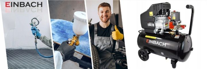 Kompresor Olejowy Sprężarka Powietrza 50l 3,8 Km Wydajny Olej Gratis C