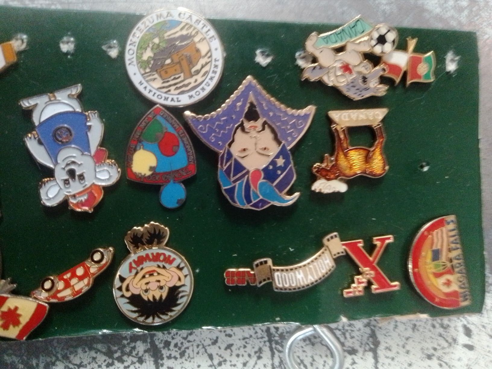 Pin's de coleção.