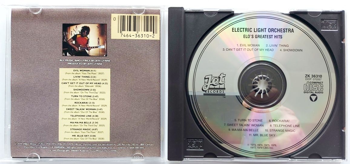 Electric Light Orchestra ELO's Greatest Hits 1986r