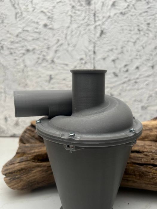 Циклон будівельний для пилососа, на відро, на бочку.