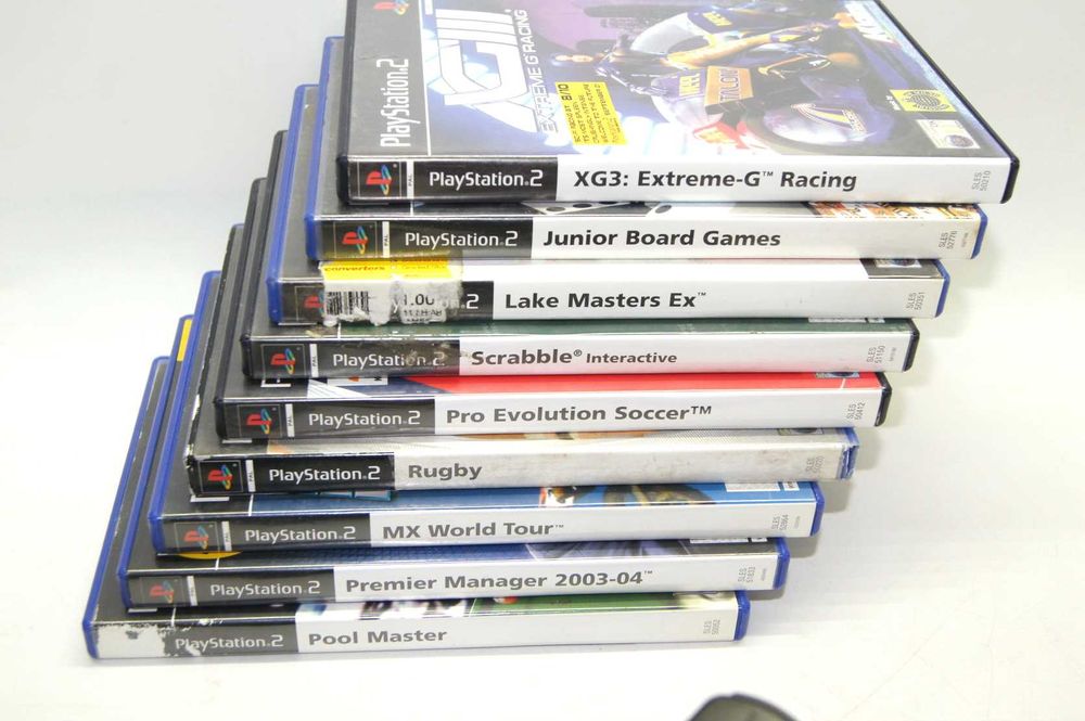 SONY Playstation 2 slim SCPH-90004/ zestaw dla pasjonata gier retro
