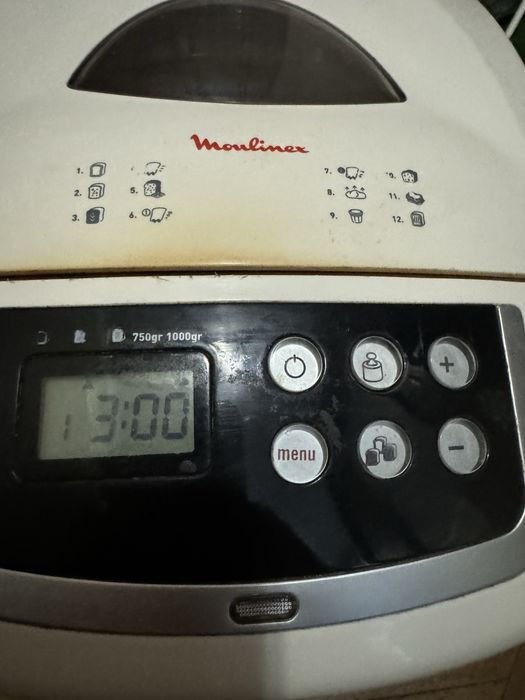Хлебопечка мулинекс Moulinex  рабочая ow1101