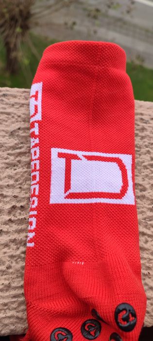 Meias de futebol Tapedesign Vermelhas
