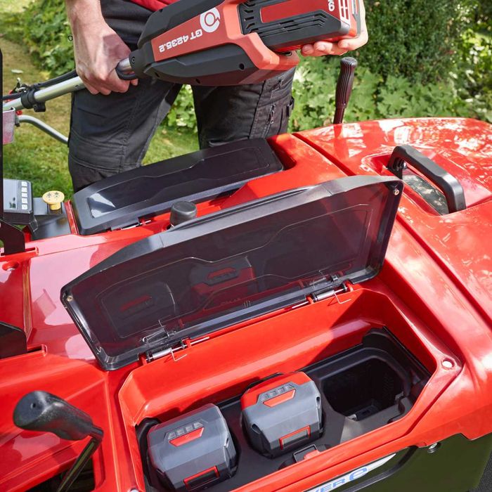 Akumulatorowy traktorek ogrodowy z koszem AL-KO E-RIDER R74.5 Li 36V