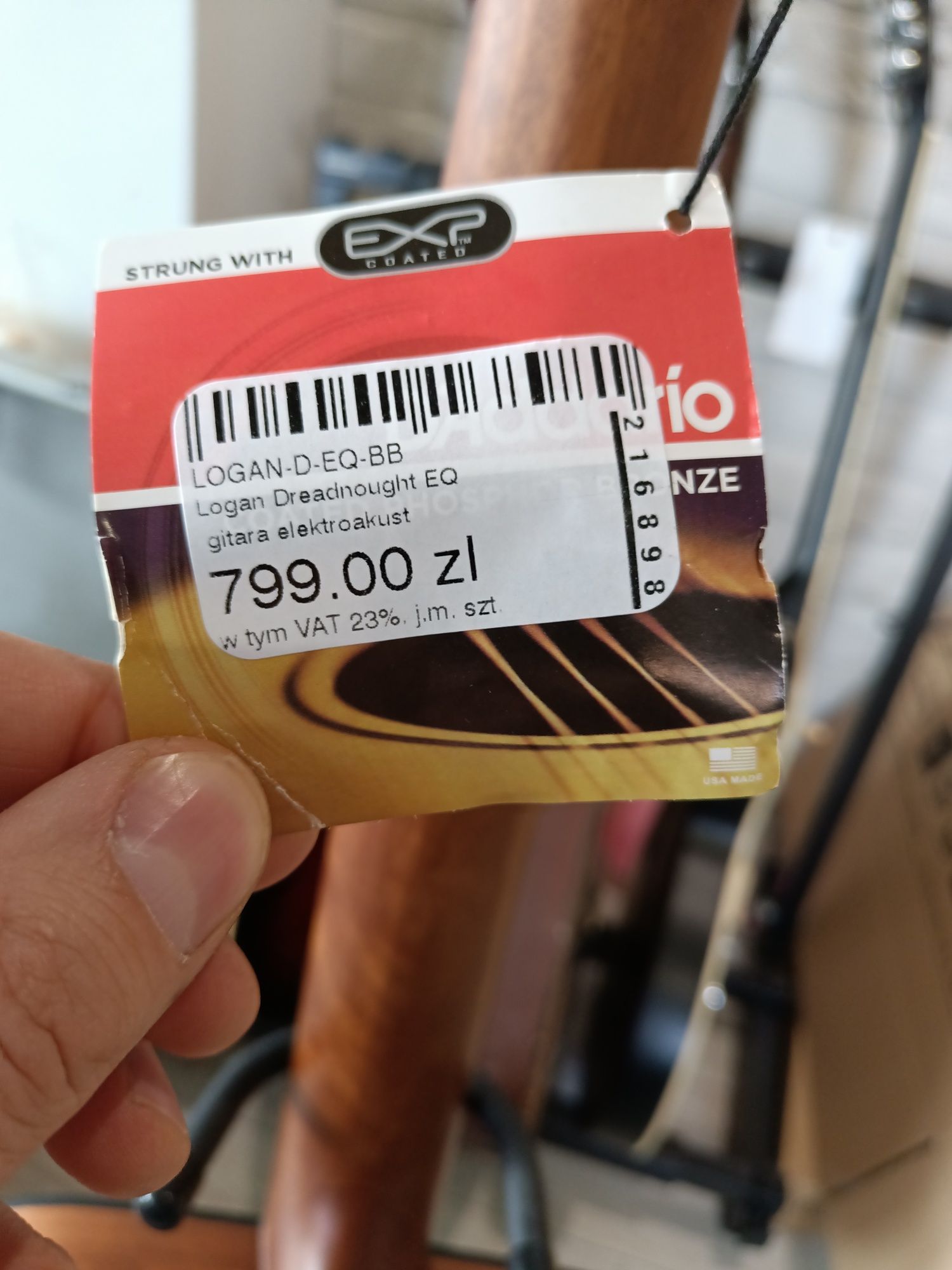 Gitara Elektroakustyczna Logan DN11 EQ SB - Nowa/Wyprzedaż/Okazja