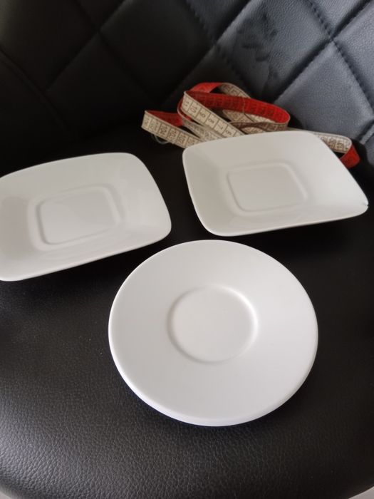 Talerzyki deserowe spodki do filiżanek do kawy