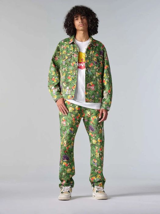 Levis X Pokemon костюм джинсовый (куртка и джинсы), как новый!