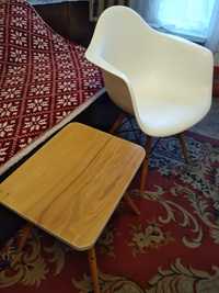 Komplecik Vintage stolik i fotel