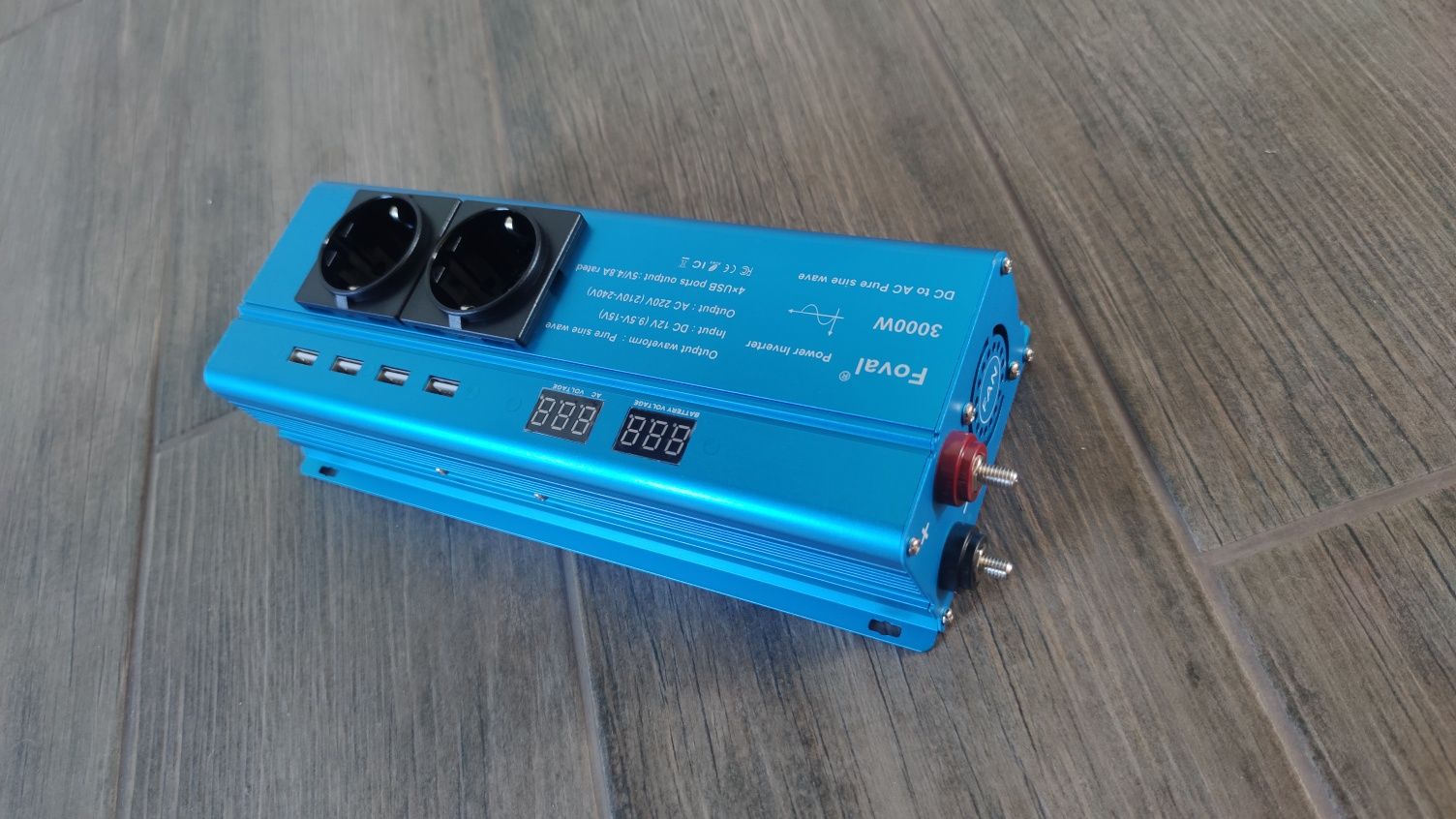 Инвертор Pure Sine Wave Foral 3000, 12V