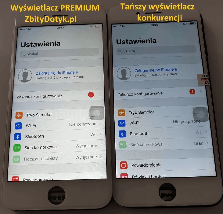 Wyświetlacz LCD dotyk szybka iPhone 6 Plus z wymianą naprawa