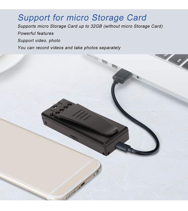 Aparat do ciała, 1080p HD, przenośna kamera policyjna