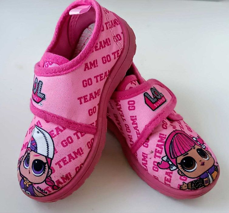 Якісні зручні текстильні капці тапочки мокасини LOL Surprise (2-2,5 р)
