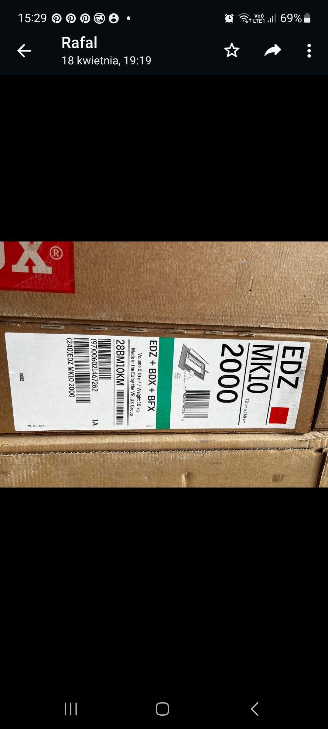 Okno dachowe velux GGU 007 MK10