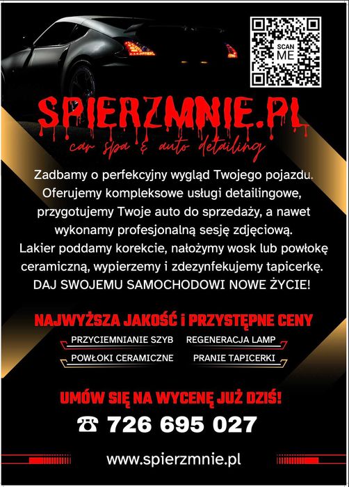 Polerowanie Lakieru Pranie Tapicerki Detailing Renowacja Lamp Korekta