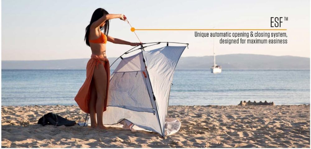 Tenda de praia com protecao UV