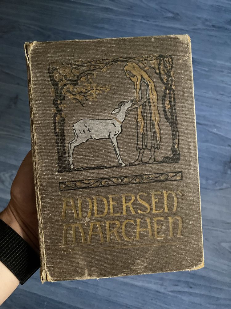 Антикваріат - Казки Андерсона часів Гітлера. Раритет Фрактура готіка