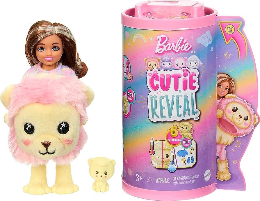 Barbie cutie reveal Барбі челсі левеня Лев овечка ягня пудель собачка