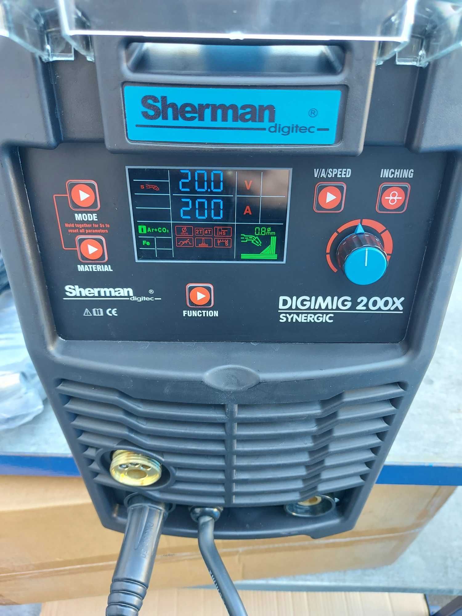 Sherman DIGIMIG 200X Synergic Spawarka 230v Migomat mig mag nowa