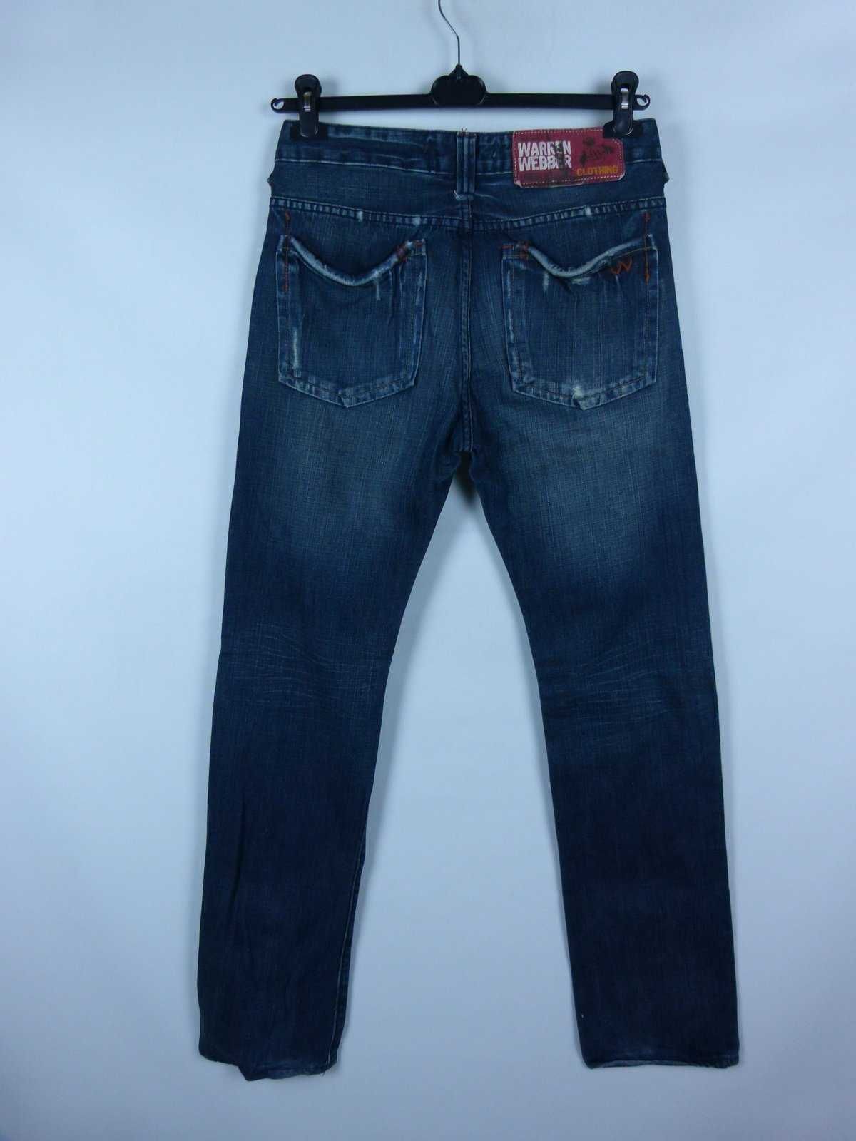 Warren Webber proste spodnie jeans / W30 - S