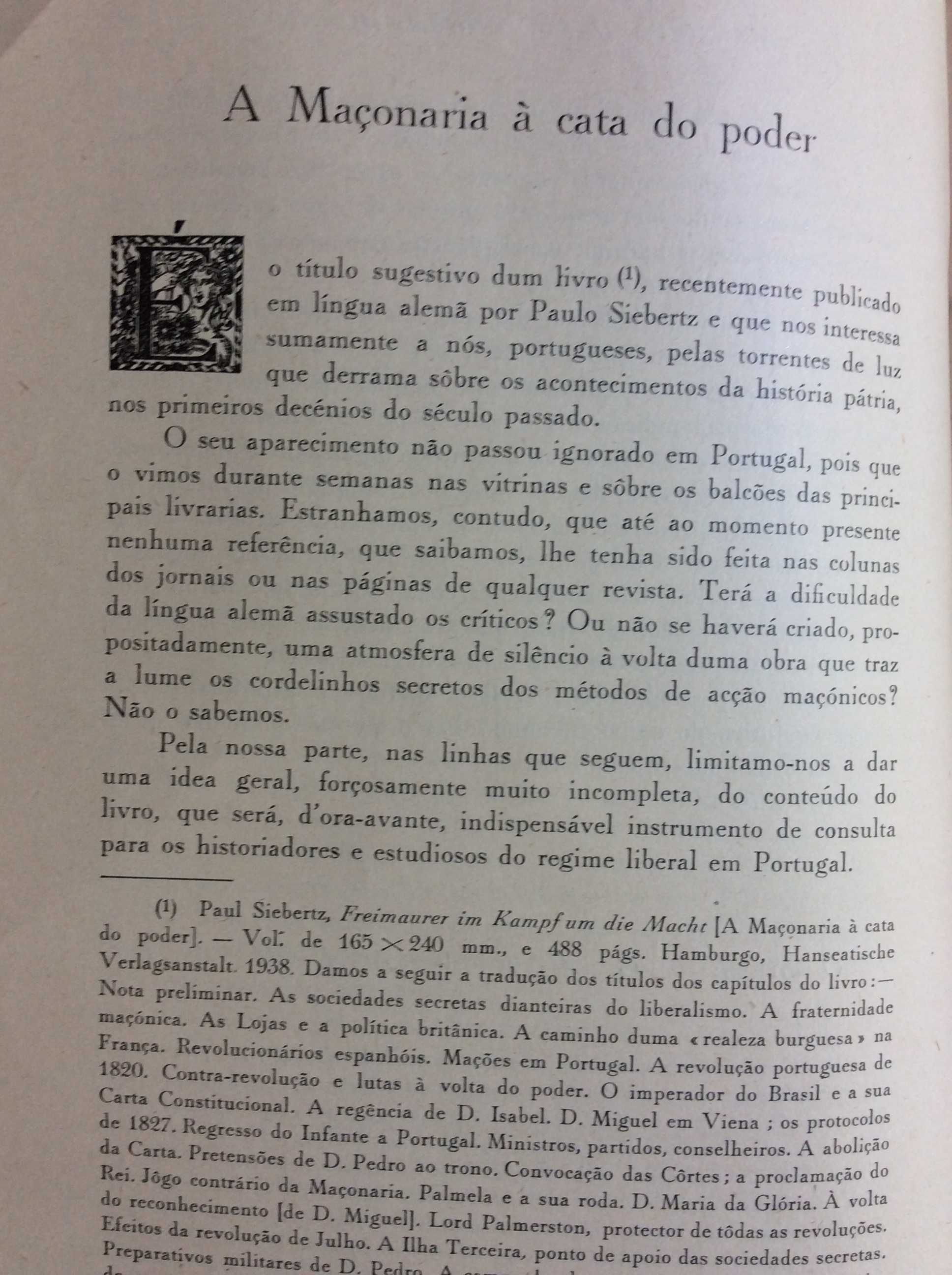 Brotéria .Revista Contemporânea de Cultura, 1939. Ver índice