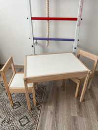 Стіл+2 стільця IKEA Latt