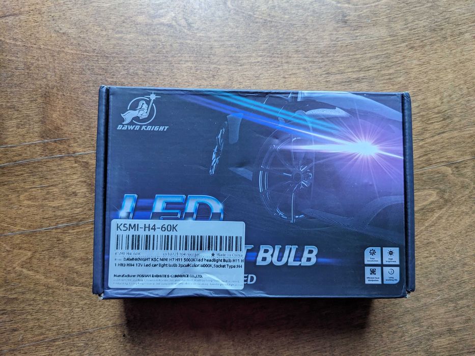 Led лампи DAWNKNIGHT K5C MINI H4 6000к