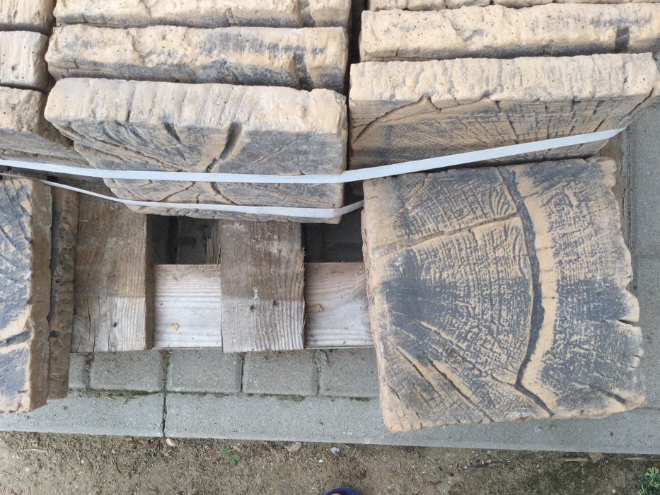 Drewno betonowe kafle