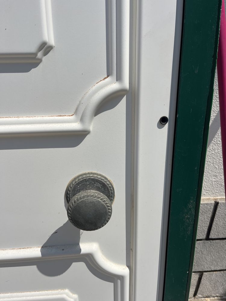 Porta de aluminio em folha dupla