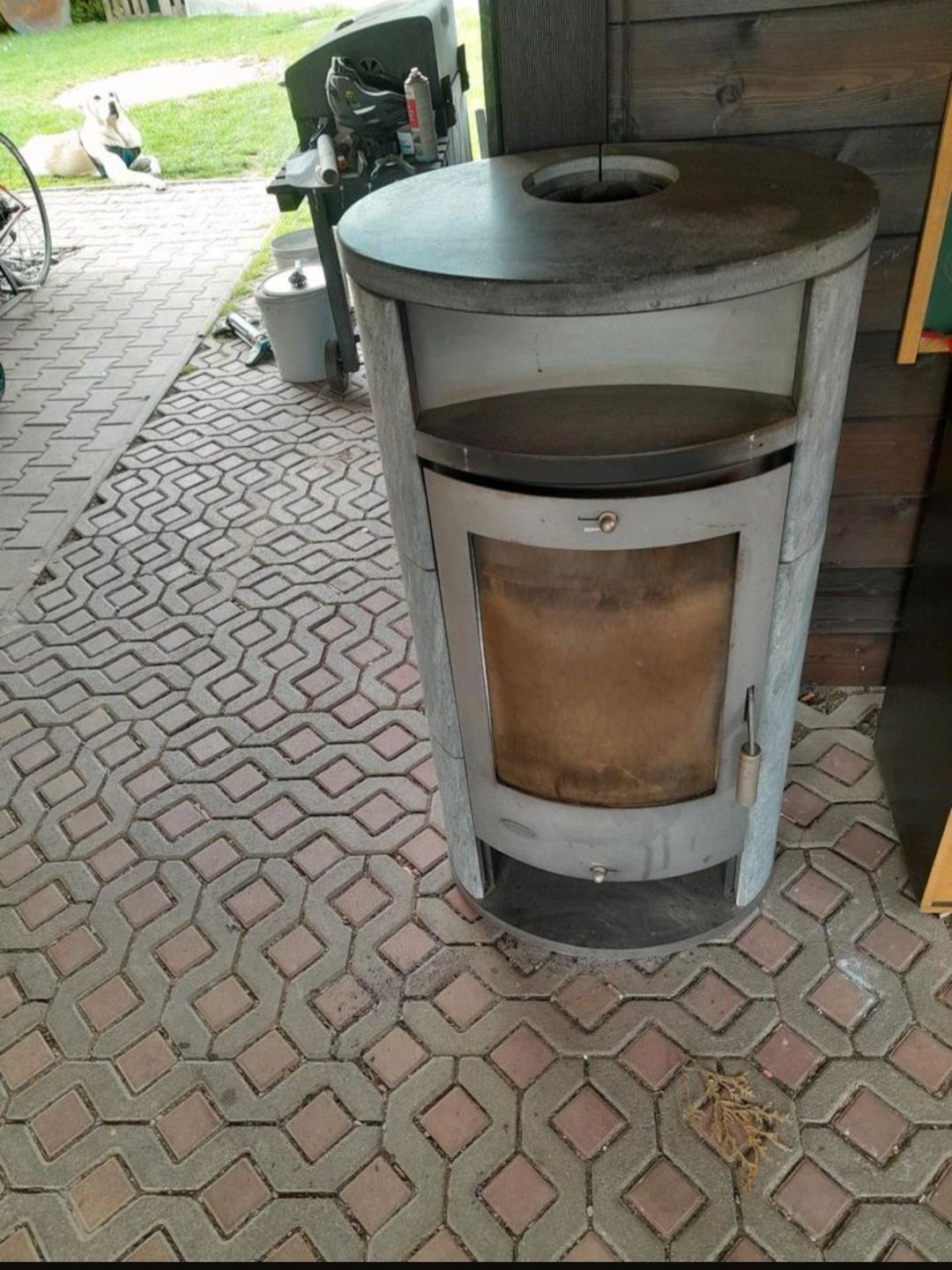 Kominek wolnostojący z szybą  duży wybór