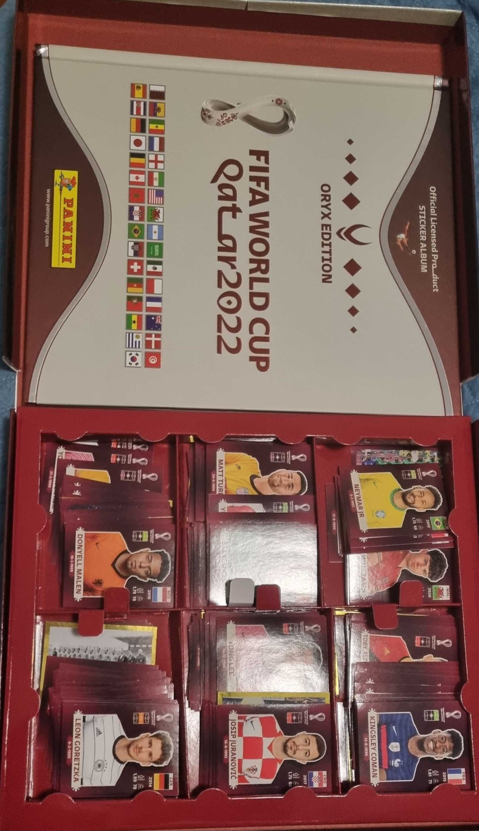 Álbum/Caderneta ORYX EDITION - Qatar 2022 (Treasure Box) COMPLETA!!!